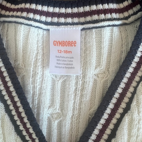 Gymboree Girls and Toddler Long Sleeve Cable Knit Cardigan Sweater - Picture 3 of 3